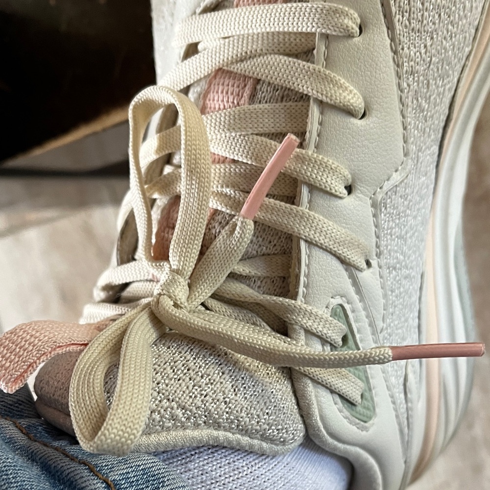 Gdefy Men or Women Cream Athletic Sneakers